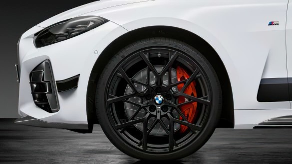 20" M Performance ковані диски Y-spoke 795 M Jet Black, матові, комплект літніх коліс в зборі.