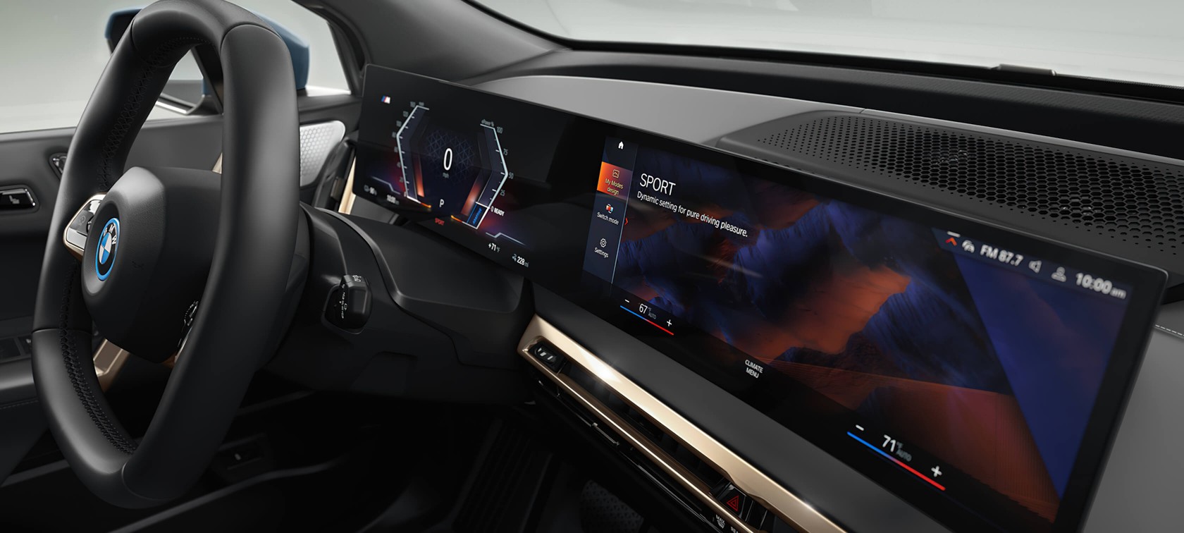 BMW iX M60: КОКПІТ І ТЕХНОЛОГІЇ.