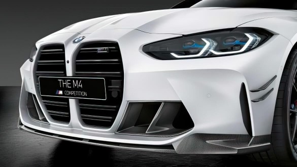 Передній сплітер M Performance з вуглецевого волокна.