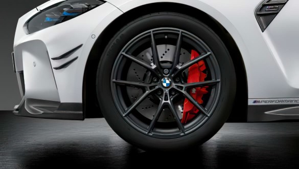 Високоякісні 19- та 20-дюймові ковані колеса М Performance Y-spoke 963 M кольору Frozen Gunmetal Grey.