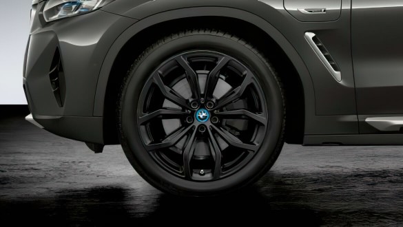 20-дюймові легкосплавні диски BMW Y-spoke 695 Jetblack matt, повний комплект літніх коліс.
