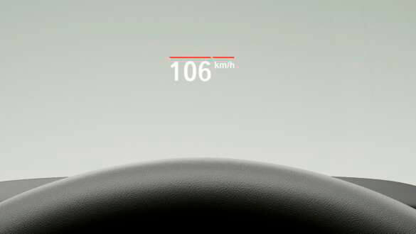 Проекційний дисплей BMW.