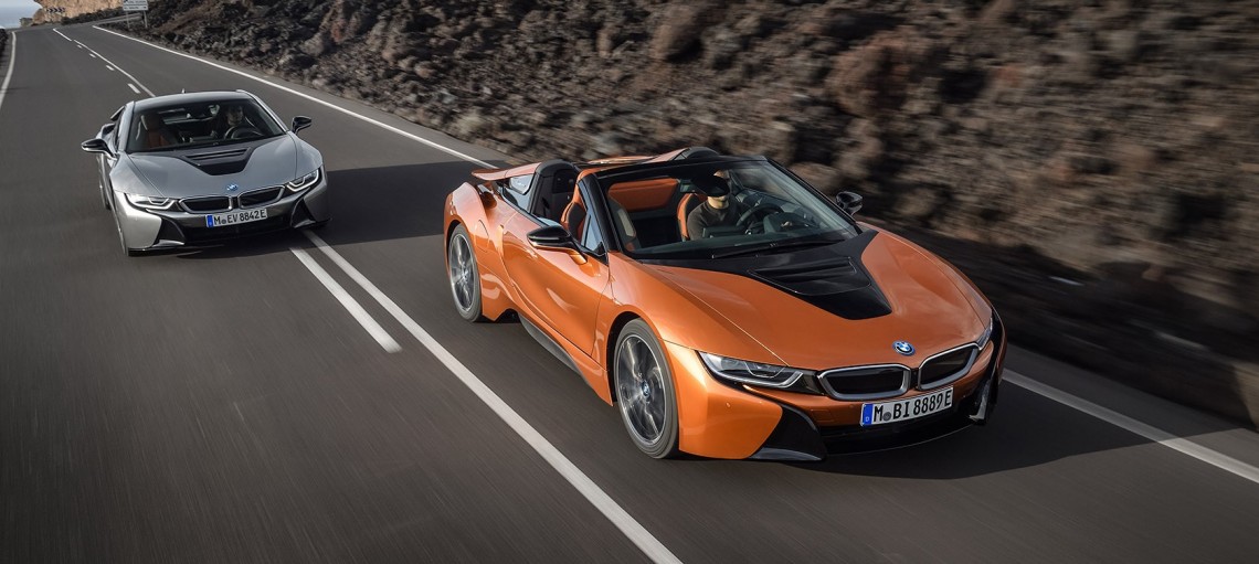 Нові BMW <span>i<span>8 Roadster та BMW i8 Coupe
